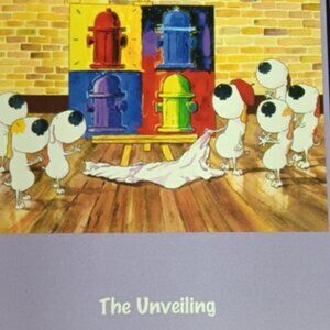Jim Tweedy's Friendly Doggies Open Edition Art Print 'THE UNVEILING' Sealed